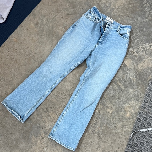 Abercrombie & Fitch 70s Vintage Flare Ultra High Rise Curve Love Jeans size 28s - Picture 2 of 7